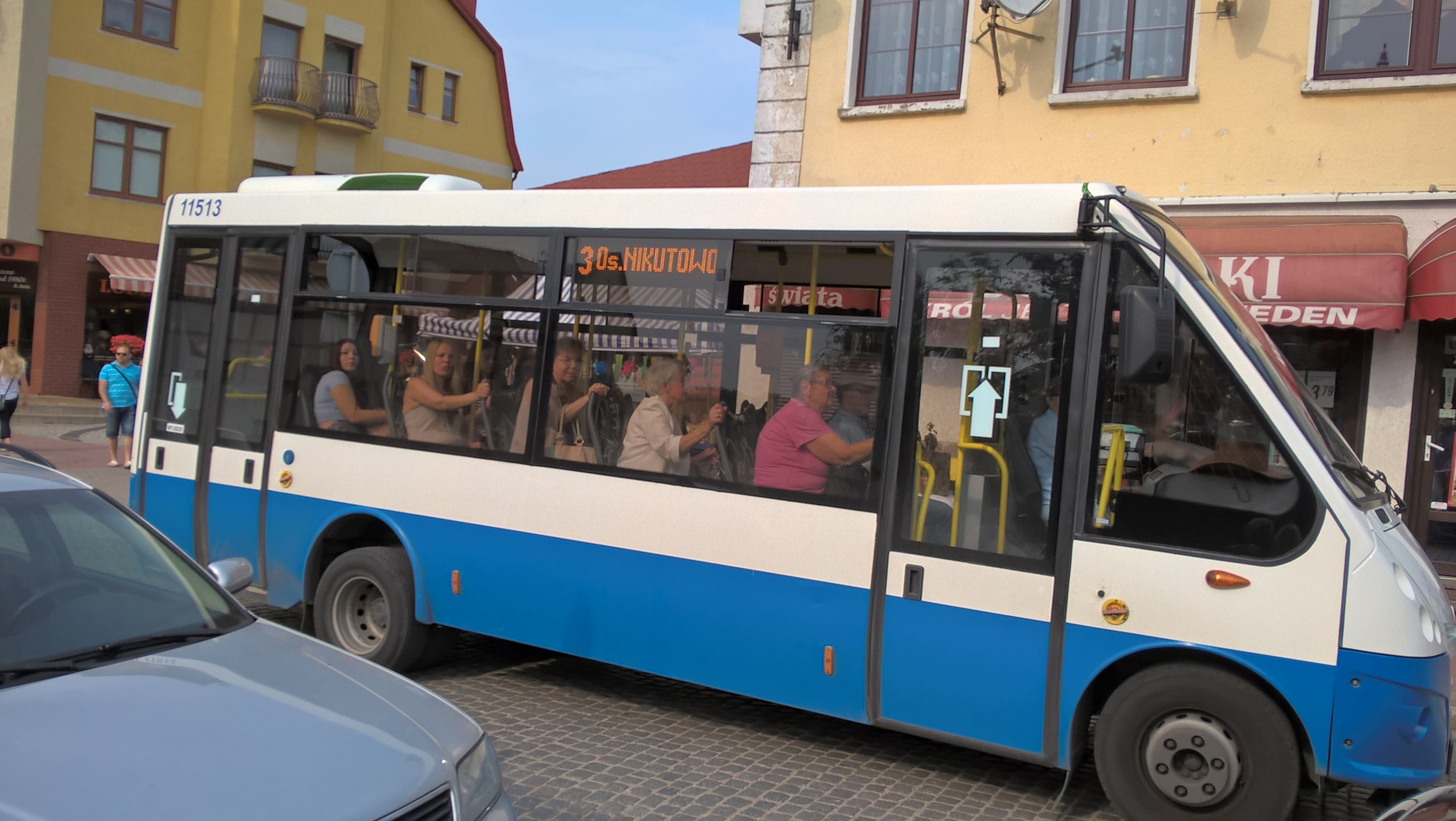 Autobus komunikacji miejskiej w Mrągowie w 2015 roku